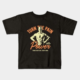 Turn the Pain into Power Kids T-Shirt